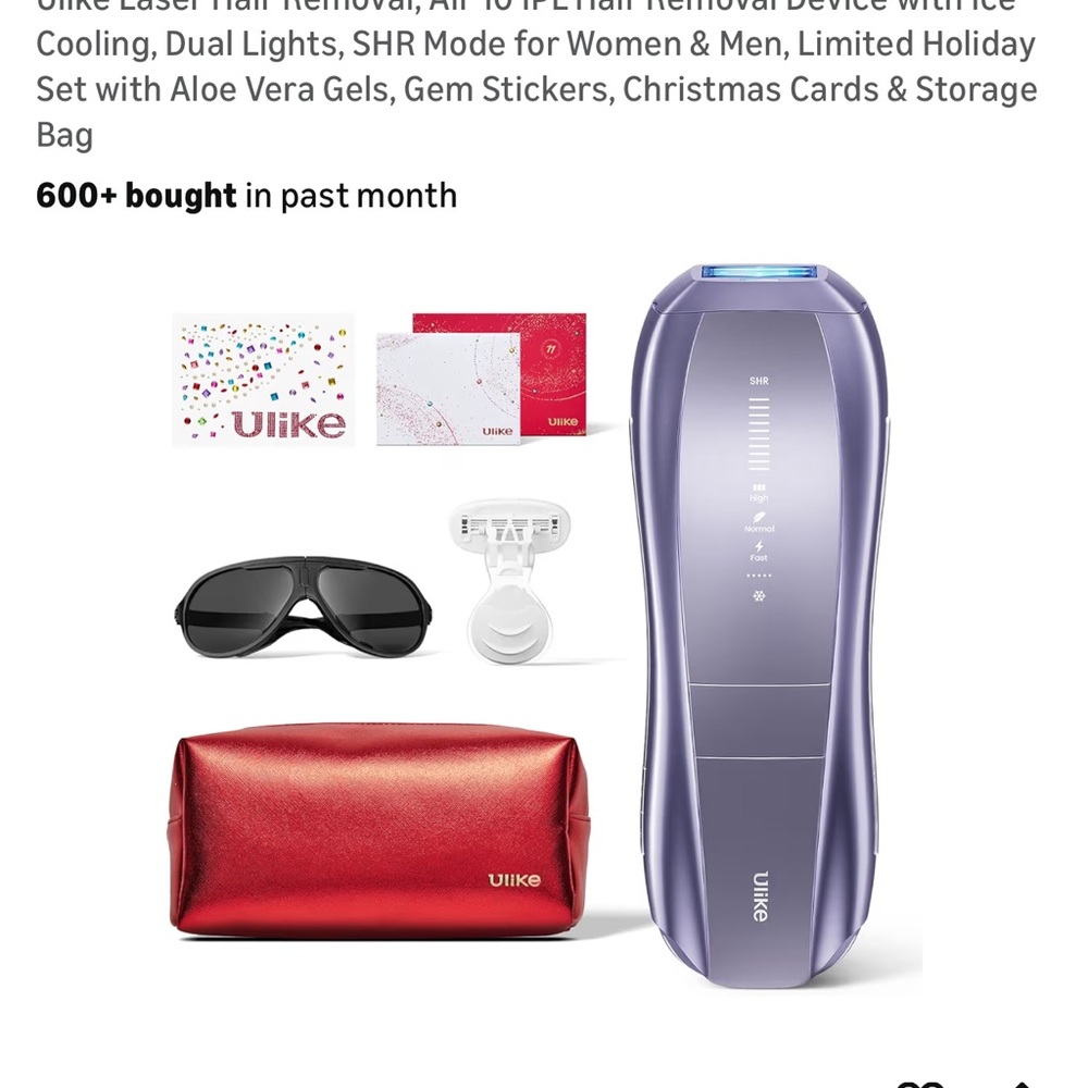 Ulike Purple At-Home IPL Hair Removal Device